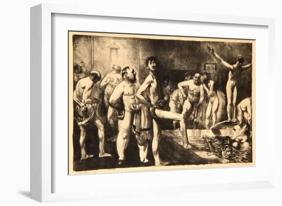 Business-Men's Bath, 1923-George Wesley Bellows-Framed Giclee Print