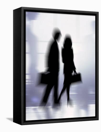 Business People-PASIEKA-Framed Stretched Canvas