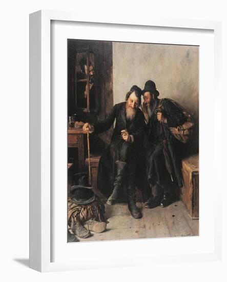 Business Secret-Isidor Kaufmann-Framed Art Print