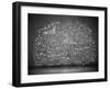 Business Sketch Ideas Against Dark Wall Background-Sergey Nivens-Framed Art Print