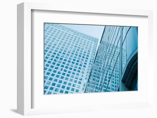 Business Skyscrapers Office Towers-Veneratio-Framed Photographic Print