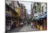 Business Street in Danshui, Suburb of Taipei, Taiwan, Asia-Michael Runkel-Mounted Photographic Print
