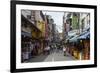 Business Street in Danshui, Suburb of Taipei, Taiwan, Asia-Michael Runkel-Framed Photographic Print