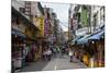 Business Street in Danshui, Suburb of Taipei, Taiwan, Asia-Michael Runkel-Mounted Photographic Print