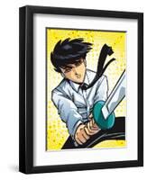 Business Warrior-Harry Briggs-Framed Giclee Print