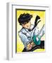 Business Warrior-Harry Briggs-Framed Giclee Print