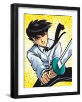 Business Warrior-Harry Briggs-Framed Giclee Print