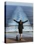 Business Woman on a Cruise Ship, Nassau, Bahamas, West Indies, Caribbean, Central America-Angelo Cavalli-Stretched Canvas