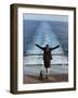 Business Woman on a Cruise Ship, Nassau, Bahamas, West Indies, Caribbean, Central America-Angelo Cavalli-Framed Photographic Print