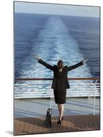 Business Woman on a Cruise Ship, Nassau, Bahamas, West Indies, Caribbean, Central America-Angelo Cavalli-Mounted Photographic Print