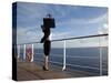 Business Woman on a Cruise Ship, Nassau, Bahamas, West Indies, Caribbean, Central America-Angelo Cavalli-Stretched Canvas