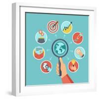 Business-venimo-Framed Art Print