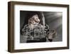 Businessman Draws Building Development-everythingpossible-Framed Photographic Print