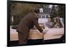 Businessman Dropping off Carpooler-William P. Gottlieb-Framed Photographic Print