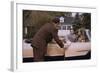 Businessman Dropping off Carpooler-William P. Gottlieb-Framed Photographic Print