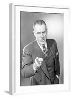 Businessman Pointing-Philip Gendreau-Framed Photographic Print