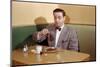 Businessman Pouring Syrup on Pancakes-William P^ Gottlieb-Mounted Photographic Print