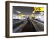 Businessman with Luggage on Travelator at Schiphol Airport, Amsterdam, Netherlands, Europe-Purcell-Holmes-Framed Photographic Print