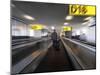 Businessman with Luggage on Travelator at Schiphol Airport, Amsterdam, Netherlands, Europe-Purcell-Holmes-Mounted Photographic Print