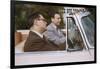 Businessmen Carpooling to Work in Convertible-William P. Gottlieb-Framed Photographic Print