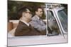 Businessmen Carpooling to Work in Convertible-William P. Gottlieb-Mounted Photographic Print