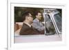 Businessmen Carpooling to Work in Convertible-William P. Gottlieb-Framed Photographic Print