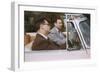 Businessmen Carpooling to Work in Convertible-William P. Gottlieb-Framed Photographic Print