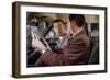 Businessmen Carpooling to Work-William P^ Gottlieb-Framed Photographic Print