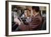 Businessmen Carpooling to Work-William P. Gottlieb-Framed Photographic Print