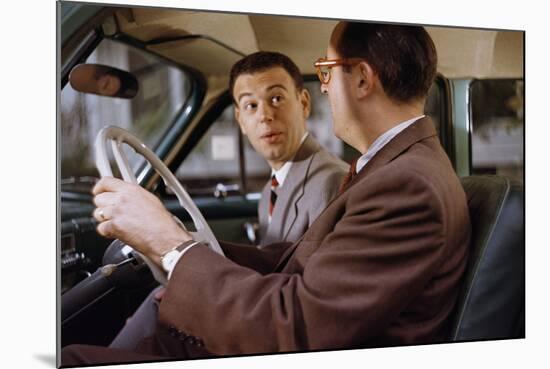 Businessmen Carpooling to Work-William P. Gottlieb-Mounted Photographic Print