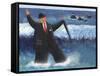 Businessmen's Holiday-Peter Adderley-Framed Stretched Canvas