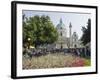 Buskers Festival at St. Charles' Church (Karlskirche), Resselpark, Karlsplatz, Vienna, Austria-Jean Brooks-Framed Photographic Print