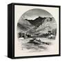 Bussana, the Cornice Road, Liguria, Italy, 19th Century-null-Framed Stretched Canvas