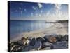 Busselton Beach at Dawn, Western Australia, Australia, Pacific-Ian Trower-Stretched Canvas