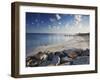 Busselton Beach at Dawn, Western Australia, Australia, Pacific-Ian Trower-Framed Photographic Print