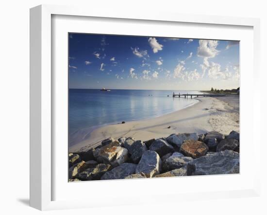 Busselton Beach at Dawn, Western Australia, Australia, Pacific-Ian Trower-Framed Photographic Print