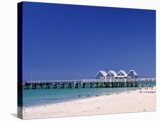 Busselton Jetty, Busselton, Western Australia, Australia-Doug Pearson-Stretched Canvas