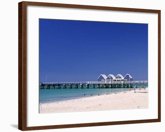 Busselton Jetty, Busselton, Western Australia, Australia-Doug Pearson-Framed Photographic Print