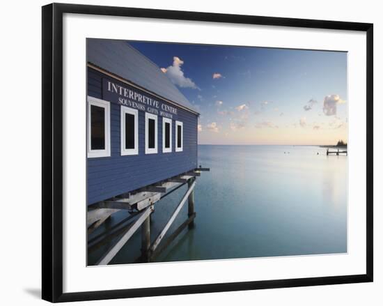 Busselton Pier at Dawn, Western Australia, Australia-Ian Trower-Framed Photographic Print