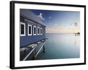 Busselton Pier at Dawn, Western Australia, Australia-Ian Trower-Framed Photographic Print