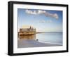 Busselton Pier at Dawn, Western Australia, Australia-Ian Trower-Framed Photographic Print