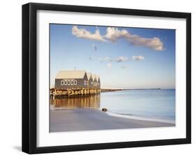 Busselton Pier at Dawn, Western Australia, Australia-Ian Trower-Framed Photographic Print