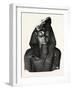 Bust, from the Ramesseum, Egypt, 1879-null-Framed Giclee Print