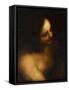 Bust-Length Female Nude-null-Framed Stretched Canvas