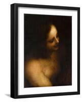 Bust-Length Female Nude-null-Framed Giclee Print