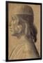 Bust-Length Portrait of a Man in Profile to Left, Wearing a Cap, 1475-1500-null-Framed Giclee Print