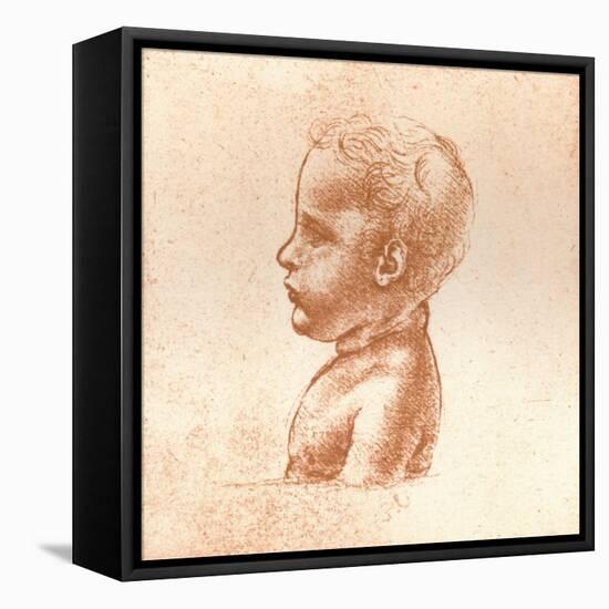 Bust of a Boy, C1472-C1519 (1883)-Leonardo da Vinci-Framed Stretched Canvas