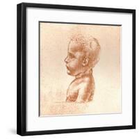 Bust of a Boy, C1472-C1519 (1883)-Leonardo da Vinci-Framed Giclee Print