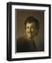 Bust of a Laughing Young Man-Rembrandt van Rijn-Framed Art Print