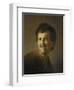 Bust of a Laughing Young Man-Rembrandt van Rijn-Framed Art Print